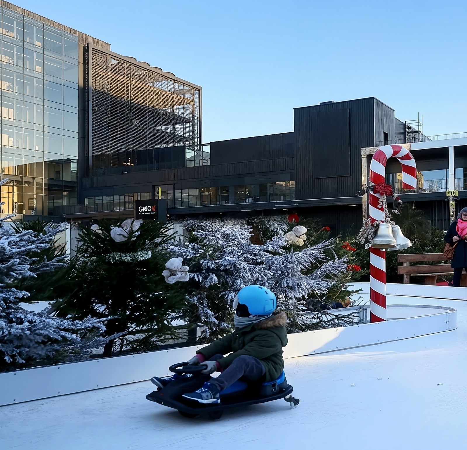 Kids Kart on ice