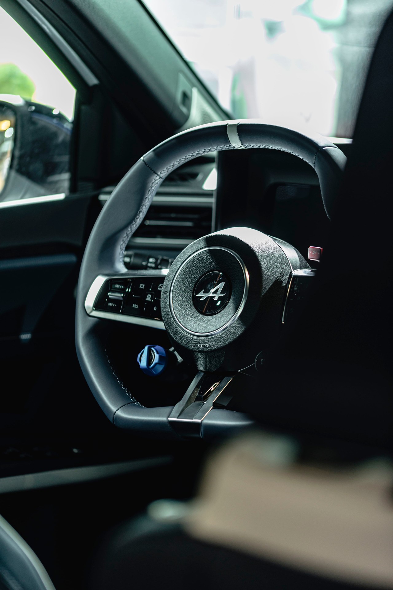 Alpine steering wheel