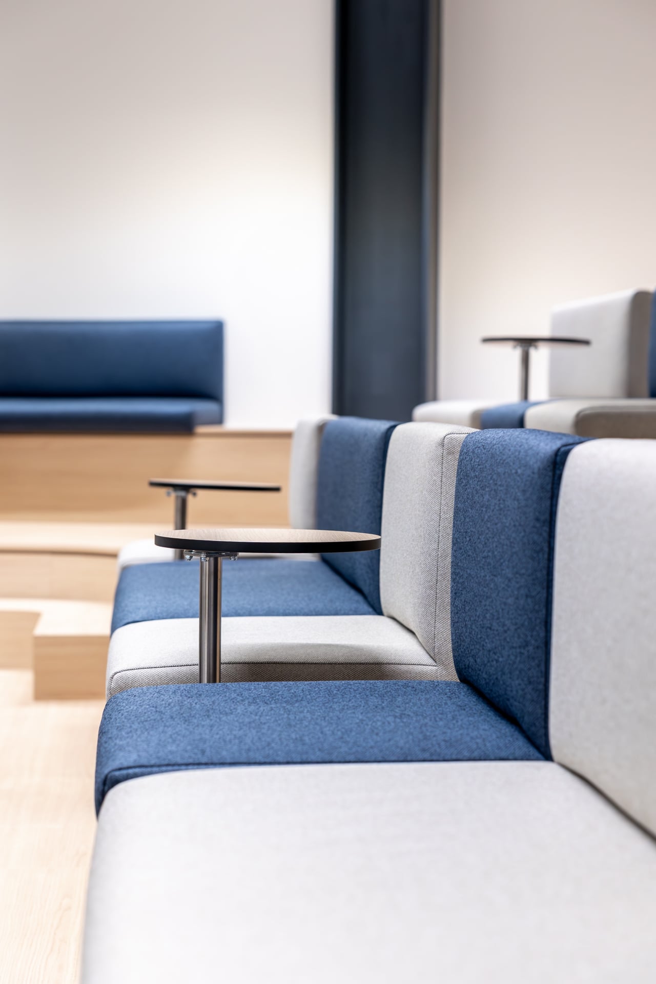 Bleacher seating room at GRIDX